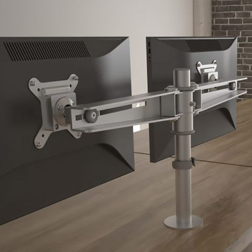 Suporte para monitor de secretária - CM22 - Systemtronic - duplo
