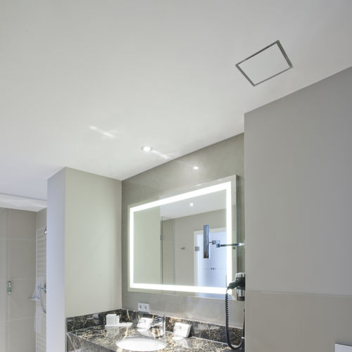 Boca de ventilação de teto - ONE PLUS - Tecanno GmbH - de parede / para parede interna / em chapa de aço