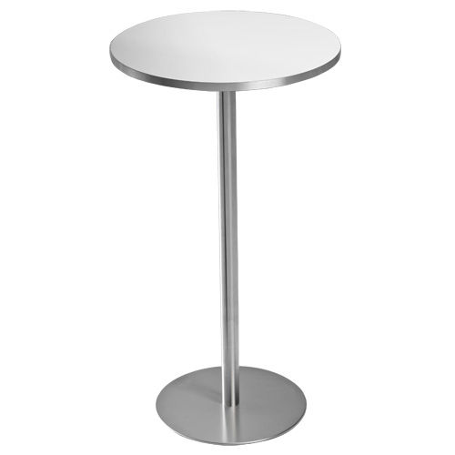 Mesa alta contemporânea - NASTRA - Redi - em aço inoxidável / com base em aço inoxidável / redonda