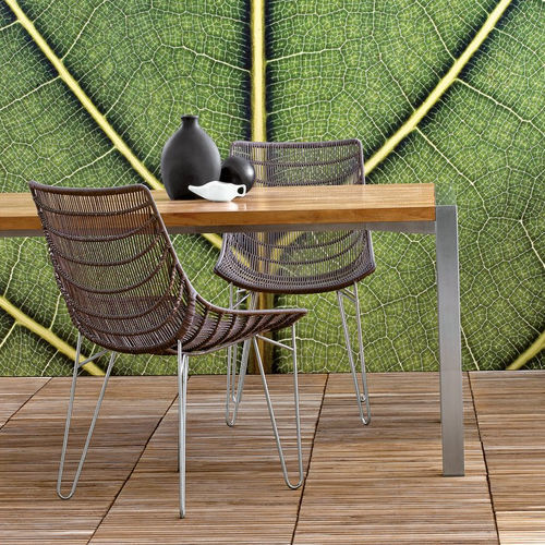 Cadeira de jardim contemporânea - Infinity - Il Giardino di Legno - para ambiente interno / em PVC / em nylon