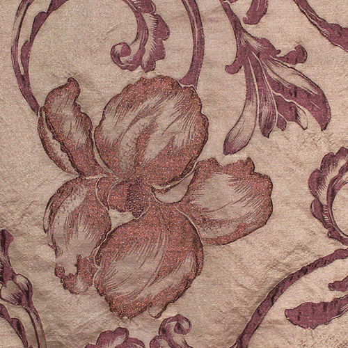 Tecido para estofados - OMEGA - Foresti Home Collection Group srl - com padrão floral / em poliéster / em linho