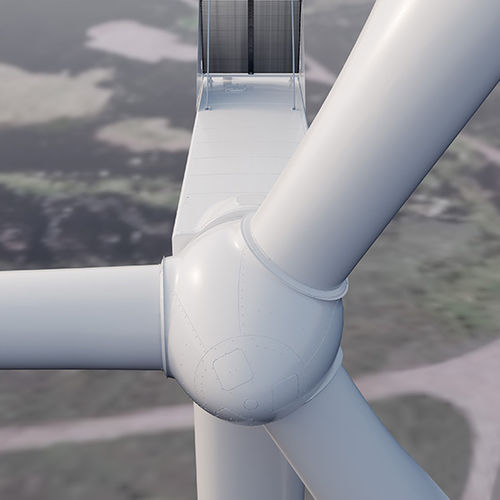 Turbina eólica de eixo horizontal - V150-6.0 MW™ - Vestas - de três pás / offshore / sobre mastro independente