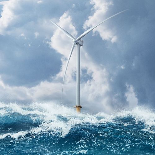 Turbina eólica de eixo horizontal - SG 14-222  - SIEMENS GAMESA - de três pás / offshore / sobre mastro independente