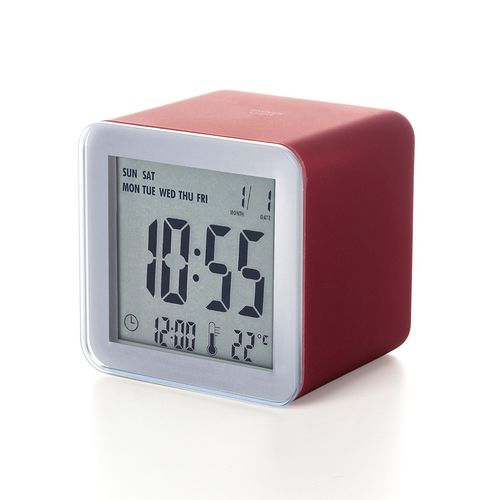 Relógio contemporâneo - CUBE: LR103PR6 - LEXON - de mesa / digitais / em ABS