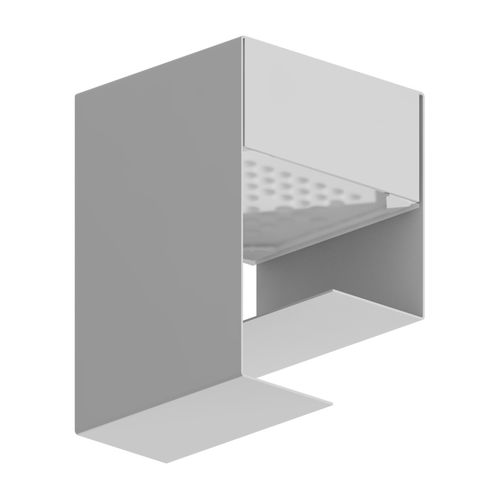 Luminária técnica saliente - LQSTEP01 - ASTEL LIGHTING - de LED / quadrada / em aço