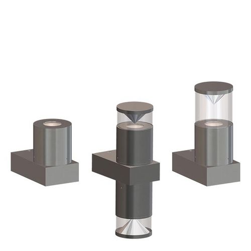 Arandela contemporânea - SOMBRA - ASTEL LIGHTING - para sinalização / para ambiente externo / em alumínio anodizado