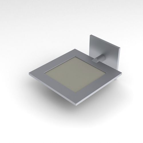 Arandela contemporânea - QUADRO - ASTEL LIGHTING - para ambiente interno / em alumínio / quadrada