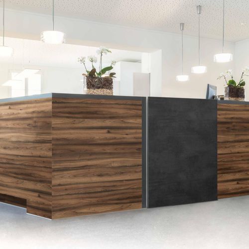 Painel decorativo para móveis - 32339 AN WALNUT TORTONA - Kaindl - para ambiente interno / de alta resistência / em melamina