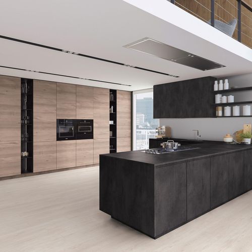 Painel decorativo para móveis - 42238 DP CONCRETE ART INFINITY - Kaindl - para ambiente interno / de alta resistência / em melamina