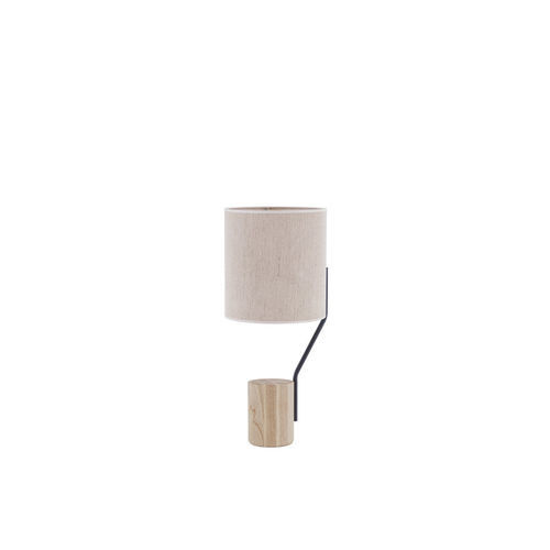 Luminária de mesa - DELIA - FLAM ET LUCE LUMINAIRES - metálica / em madeira / contemporânea