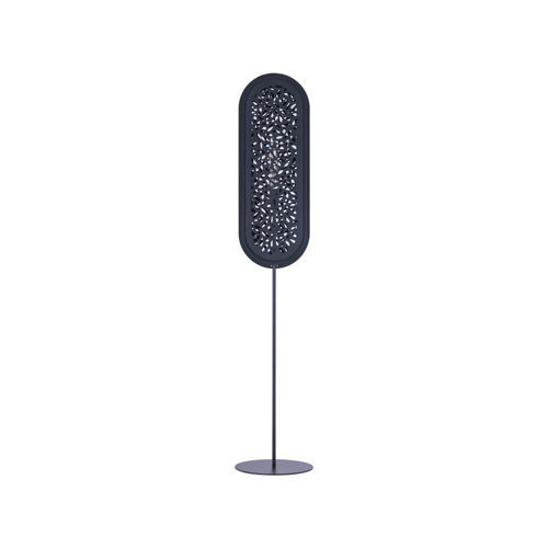 Luminária de chão sem pé - LMP BAMBOO - FLAM ET LUCE LUMINAIRES - metálica / em madeira / contemporânea
