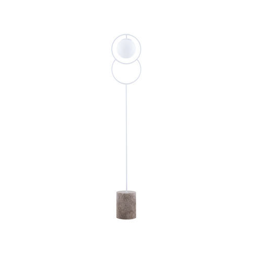 Luminária de chão sem pé - LMP ORIA - FLAM ET LUCE LUMINAIRES - metálica / em pedra / contemporânea