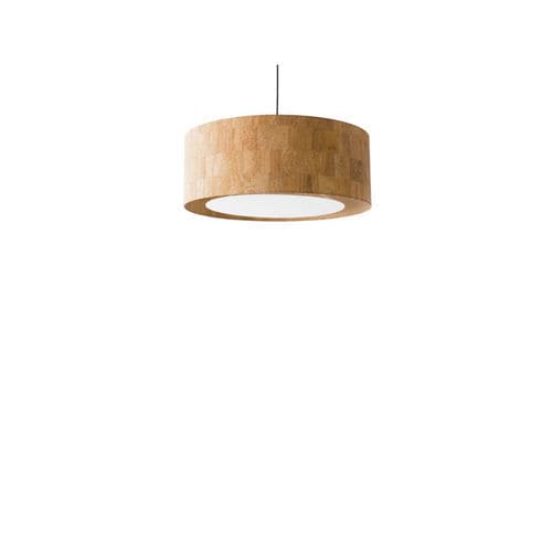 Pendente - SUSP.AJS.S55-25.CT/T - FLAM ET LUCE LUMINAIRES - em cortiça / contemporânea / Wire