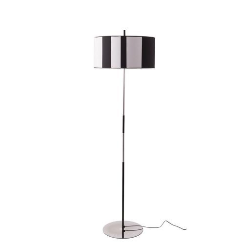 Luminária de piso - LMP STRIPES - FLAM ET LUCE LUMINAIRES - de chão sem pé / metálica / em aço inoxidável polido