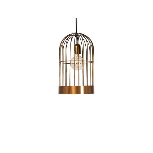 Pendente - GAIOLA MM - FLAM ET LUCE LUMINAIRES - metálica / contemporânea / sem fio
