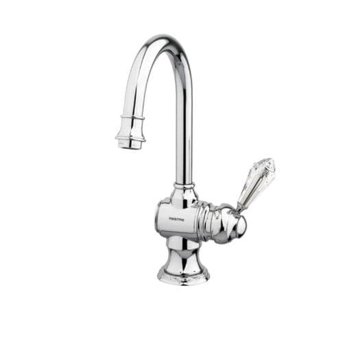 Misturador monocomando para lavatório - 058203.F00.50 - Bronces Mestre, S.A. - de bancada / metálico / em cristal Swarovski®