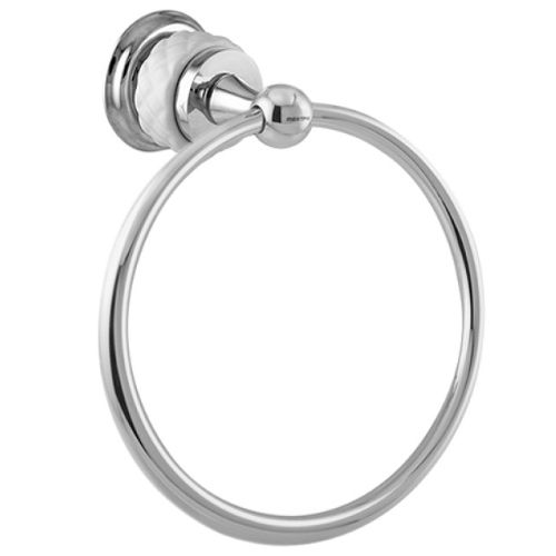 Toalheiro circular - 065573.000.50 - Bronces Mestre, S.A. - de parede / metálico / em porcelana