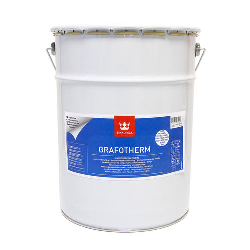 Reboco de proteção - GRAFOTHERM - TIKKURILA - para ambiente interno / para parede / para telhado