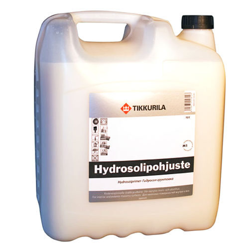 Primer para alvenaria - HYDROSOLIPOHJUSTE - HYDROSOL - TIKKURILA - acrílico / para área externa / para ambiente interno