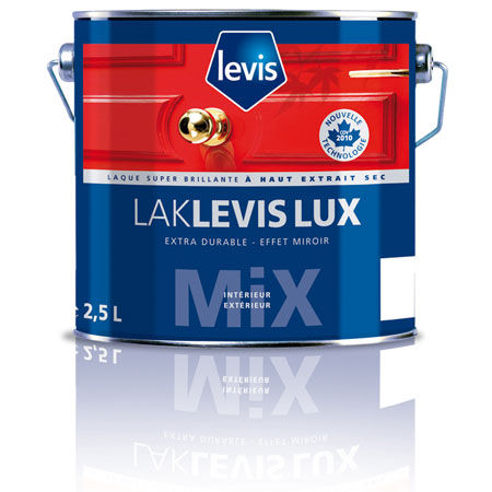 Tinta de acabamento - LAK LEVIS LUX - LEVIS - para ambiente externo / para ambiente interno / para fachada