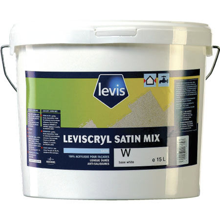 Tinta decorativa - LEVISCRYL SATIN - LEVIS - para ambiente externo / para fachada / acrílica