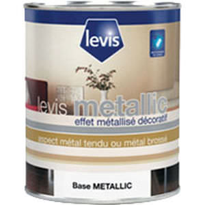 Tinta decorativa - LEVIS - para parede / efeito metalizado