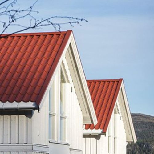 Telha portuguesa - HARMONIPLUS® - NORWAY - TATA STEEL - cumeeira / em aço / pequena