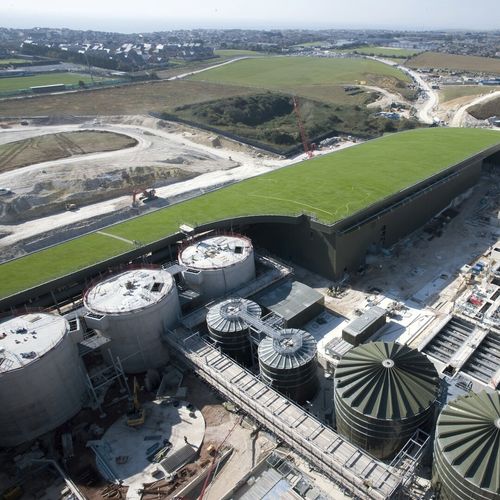 Cobertura em chapa de aço - ROOFDEK - TATA STEEL - efeito de metal / nervurada