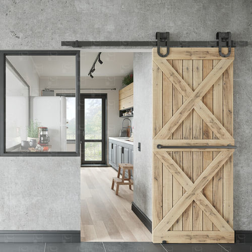 Sistema deslizante metálico - ROC-DESIGN - MANTION SAS - para porta / de parede / da linha residencial