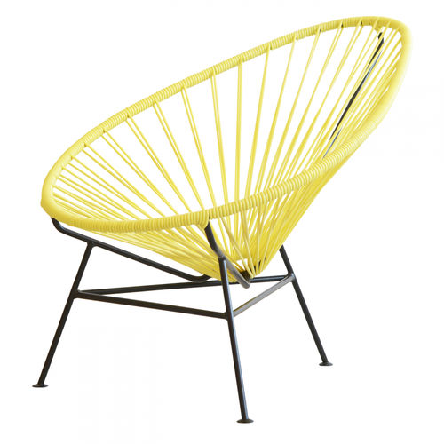 Cadeira contemporânea - ACAPULCO MINI - OK DESIGN - para ambiente externo / em aço revestido a pó / em corda