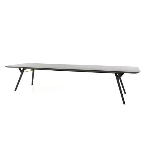 Mesa de conferências de design escandinavo - RÉN - STELLAR WORKS - em madeira maciça / em laminado / em aço inoxidável