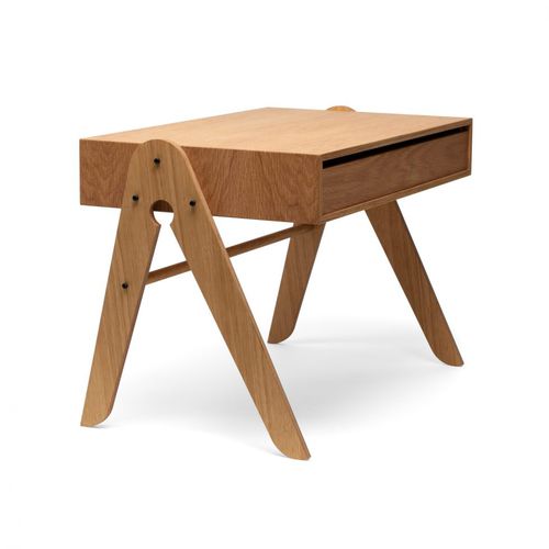 Mesa contemporânea - Geo - WEDOWOOD - em carvalho / em compensado / com base em carvalho