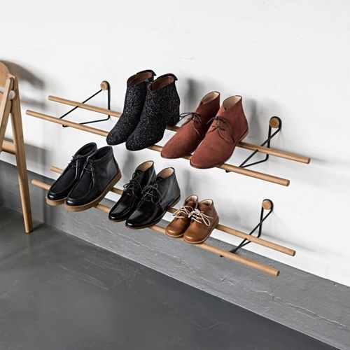 Estante para sapatos contemporânea - WEDOWOOD - de parede / em madeira / da linha residencial