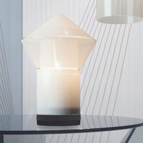 Luminária de mesa - TRACE : TRT01BEU - Tom Dixon - em vidro soprado / contemporânea / Wire