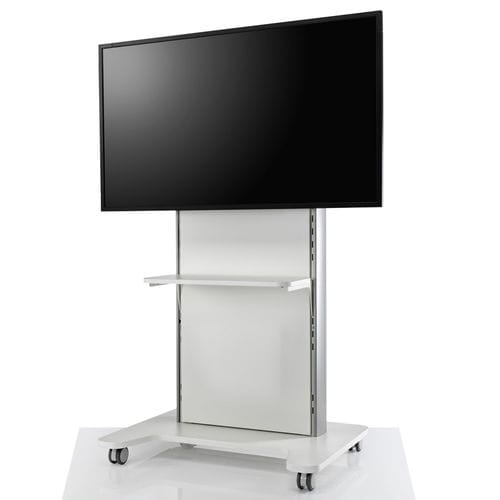 Suporte de piso para TV contemporâneo - AV/VC ONE - colebrook bosson saunders - com rodízios