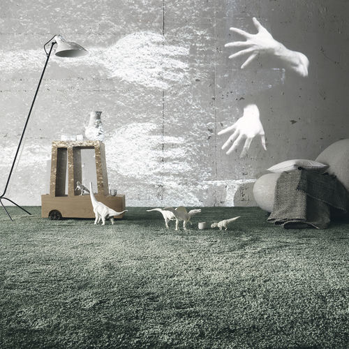 Carpete bouclê - MAXIME - OBJECT CARPET - de felpa longa / em poliamida / de cor lisa