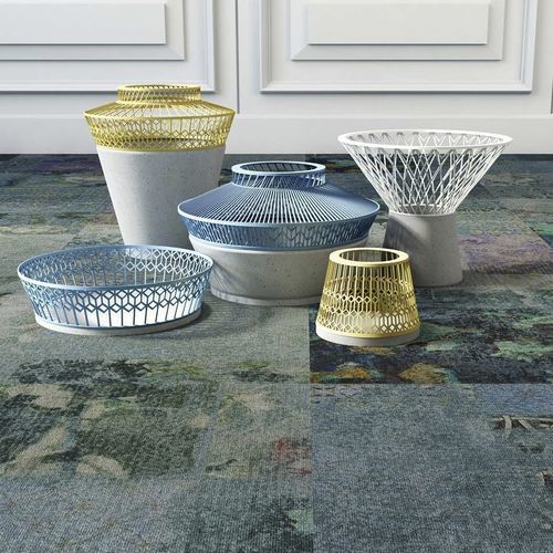 Carpete em placas - HELSINKI - OBJECT CARPET - bouclê / tecido / em PET