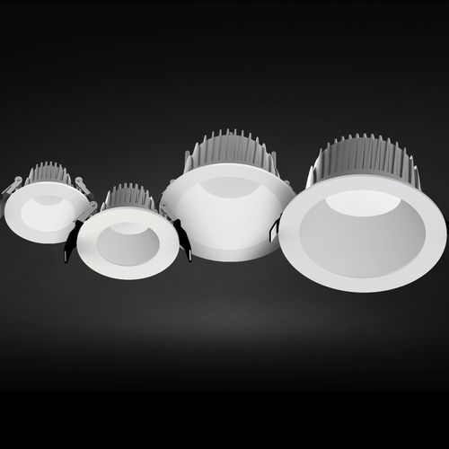 Downlight de embutir - PREMIUM DEEP REGRESS 3", 4", 6" & 8"  - RAB Lighting - de LED / para lâmpada fluorescente compacta / redondo