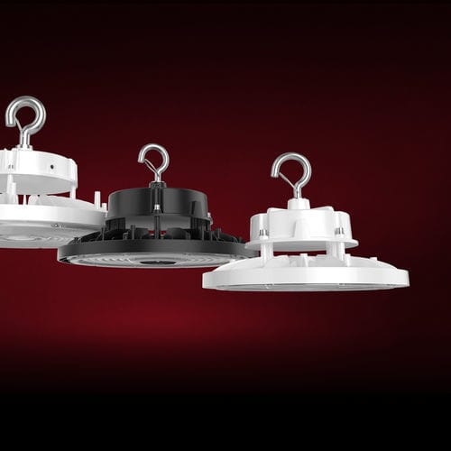 Luminária técnica pendente - H17 - RAB Lighting - de LED / redonda / em altura