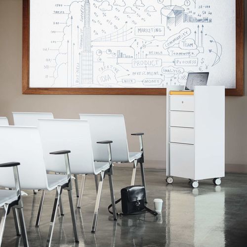 Móvel com rodas para ambiente de trabalho - König Neurath - para escritório