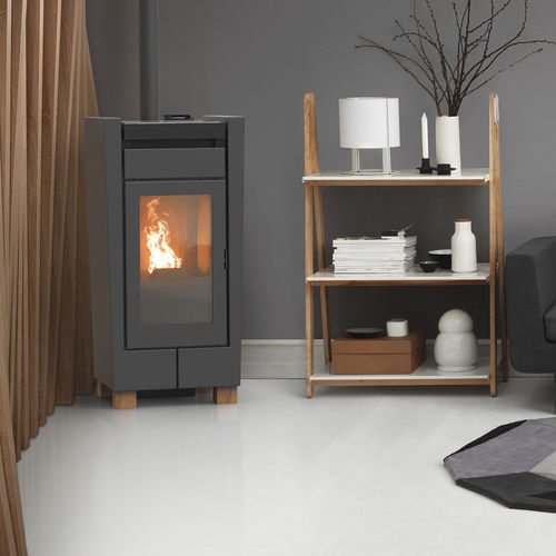 Salamandra a pellets - MOOD - THERMOROSSI - 0–5 kW / 5 kW–10 kW / de instalação livre