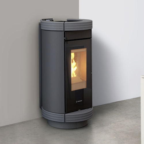 Salamandra a pellets - DORICA MAIOLICA - THERMOROSSI - 0–5 kW / 5 kW–10 kW / 10 kW–20 kW