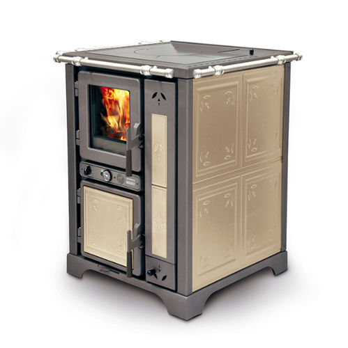 Fogão a lenha - bosky country 30 evo fiori - THERMOROSSI - 1 boca / 1 forno / de limpeza manual