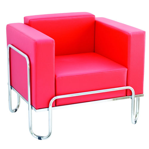 Poltrona contemporânea - KODRETA MULTI  - KODRETA furniture, s.r.o. - em couro / em tecido / metálica