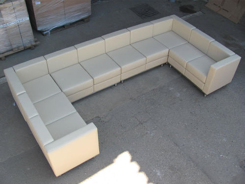 Sofá modular - KALEA  - KODRETA furniture, s.r.o. - contemporâneo / em tecido / em couro