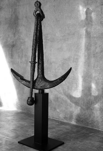 Escultura metálica - 19 CENTURY OLD ANCHOR - JÉRÔME-ABEL SEGUIN - para espaço público