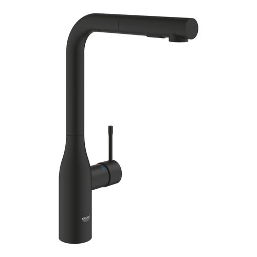 Misturador monocomando de bancada - 30504KF0 - GROHE - em aço inoxidável / para cozinha / 1 furo