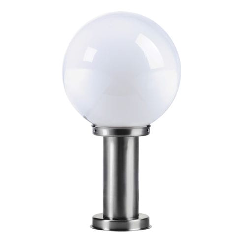 Poste balizador de iluminação para espaço público - MAYOTTE - LUMITEK - contemporâneo / em aço inoxidável / em PMMA
