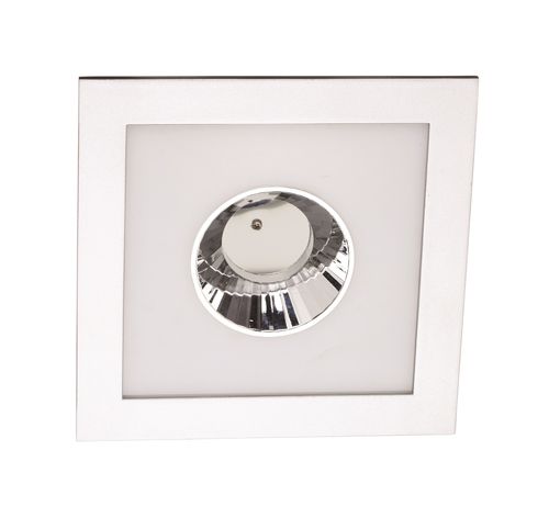 Downlight de embutir - APAZON - LUMITEK - para lâmpada fluorescente compacta / quadrado / para ambiente interno