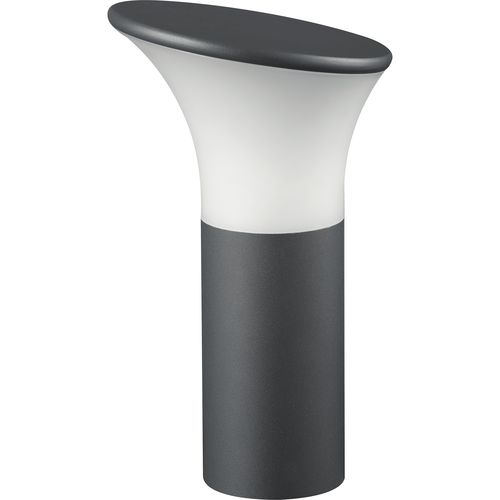 Poste balizador de iluminação de jardim - DUCK - LUMITEK - contemporâneo / em alumínio pintado / para lâmpada fluorescente compacta